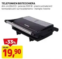 DPiù Telefunken bistecchiera offerta