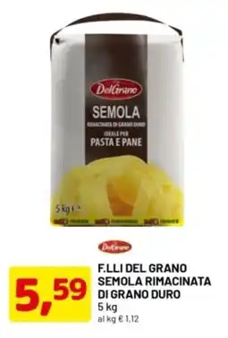 DPiù F.lli del grano semola rimacinata di grano duro offerta