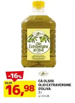 DPiù Cà oliosi olio extravergine d'oliva offerta