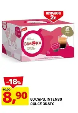 DPiù 60 caps. intenso dolce gusto offerta