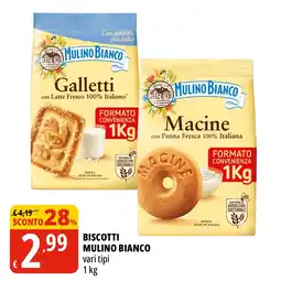 Tigros Biscotti MULINO BIANCO offerta
