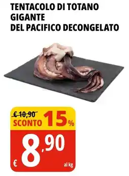 Tigros Tentacolo di totano gigante del pacifico decongelato offerta