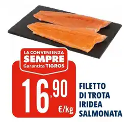Tigros Filetto di trota iridea salmonata offerta