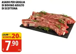 Tigros Asado per griglia di bovino adulto di scottona offerta