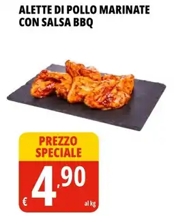 Tigros Alette di pollo marinate con salsa BBQ offerta