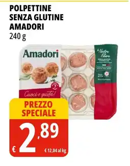 Tigros Polpettine senza glutine AMADORI offerta