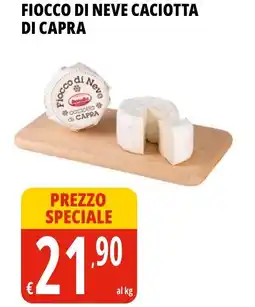 Tigros Fiocco di neve caciotta di capra offerta