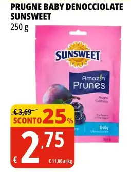 Tigros Prugne baby denocciolate sunsweet SUNSWEET offerta