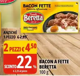 Bacon a fette BERETTA