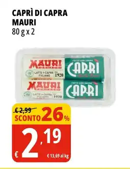 Tigros Caprì di capra MAURI offerta