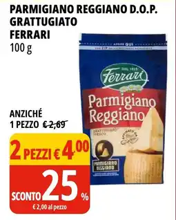 Tigros Parmigiano reggiano d.o.p. grattugiato FERRARI offerta