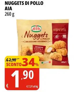 Tigros Nuggets di pollo AIA offerta