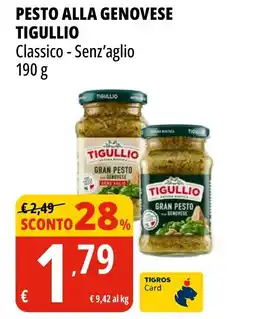 Tigros Pesto alla genovese TIGULLIO offerta