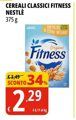 Tigros Cereali classici fitness NESTLÈ offerta