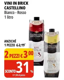 Vini in brick CASTELLINO