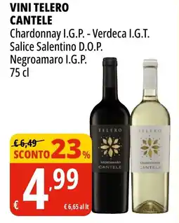 Tigros Vini telero CANTELE offerta