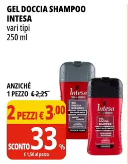 Gel doccia shampoo INTESA