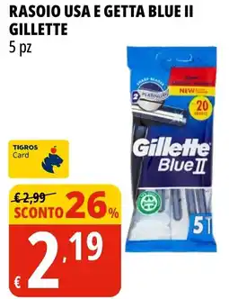 Rasoio usa e getta blue ii GILLETTE