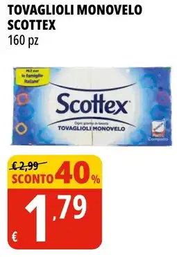 Tigros Tovaglioli monovelo SCOTTEX offerta
