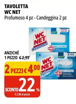 Tigros Tavoletta WC NET offerta