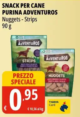Tigros Snack Per Cane Purina Adventuros offerta