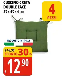 Tigros Cuscino creta DOUBLE FACE offerta
