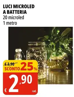 Tigros Luci microled a batteria offerta