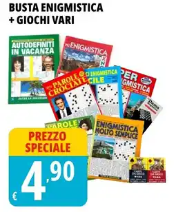 Tigros Busta enigmistica + giochi vari offerta