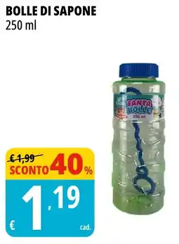 Tigros Bolle di sapone offerta