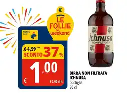 Tigros Birra non filtrata ICHNUSA offerta