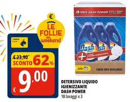 Detersivo liquido igienizzante DASH Power
