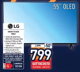 Unieuro LG SMART TV OLED 55B42 offerta