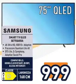 Unieuro SAMSUNG Smart TV QLED offerta