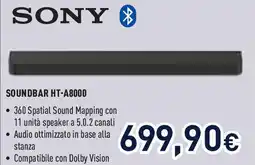 Unieuro Soundbar SONY offerta