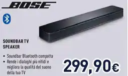 Unieuro BOSE Soundbar TV speaker offerta