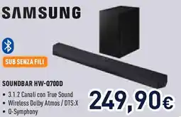 Unieuro SAMSUNG Soundbar HW-Q7000 offerta