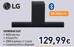 Unieuro LG soundbar S40T offerta