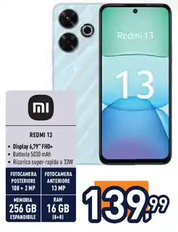 Unieuro Redmi 13 offerta