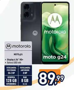 Unieuro motorola MOTO g24 offerta