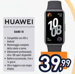 Unieuro HUAWEI Band 10 offerta