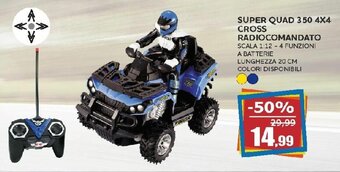 Happy Casa Super Quad 350 4x4 Cross Radiocomandato offerta