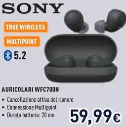 Unieuro SONY Auricolari WFC700N offerta