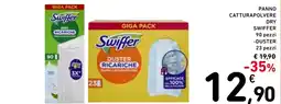 Spazio Conad Panno catturapolvere dry swiffer 90 pezzi -duster 23 pezzi offerta