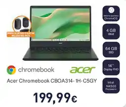 Unieuro Acer Chromebook CBOA314-1H-C5GY offerta