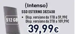 Unieuro Intenso SSD ESTERNO 3823450 offerta