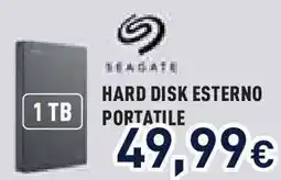 Unieuro Seagate Hard disk esterno portatile offerta