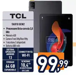 Unieuro TCL TAB10 GEN2 offerta