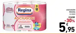 Spazio Conad Asciugoni regina 6 rotoli offerta