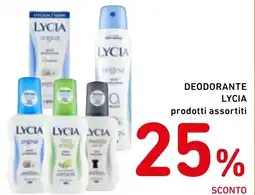 Spazio Conad Deodorante lycia prodotti assortiti offerta