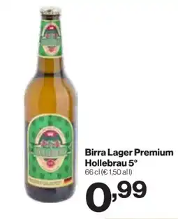 In'S Mercato Birra Lager Premium Hollebrau 5° offerta